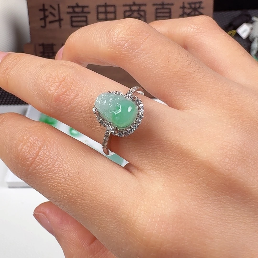 翡翠银S925镶嵌颈饰