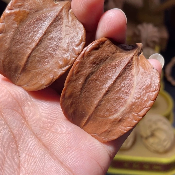 吊坠桃核甲骨文蝴蝶翅橄榄核