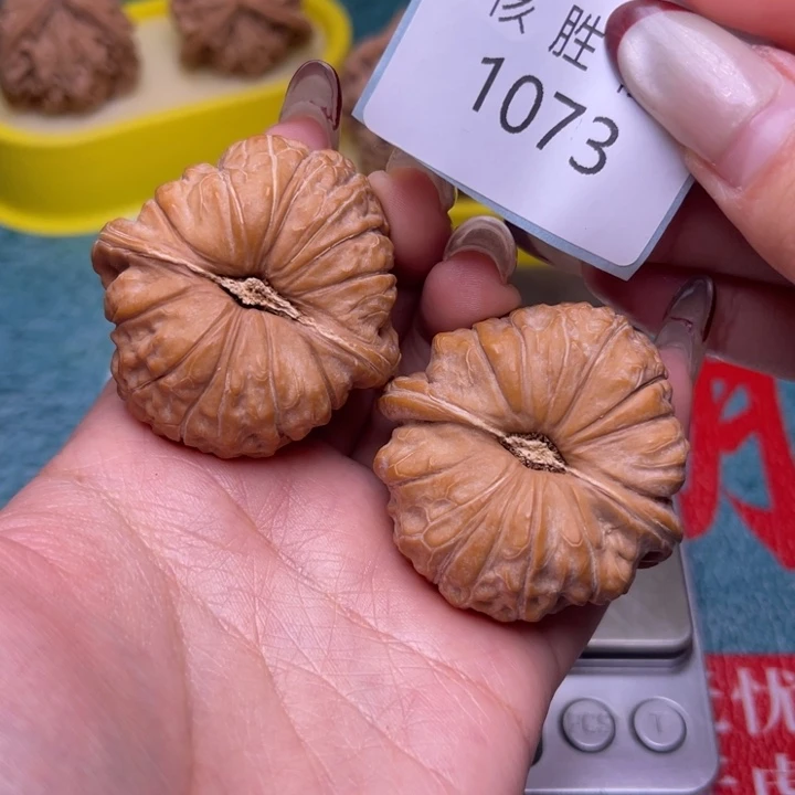 文玩核桃把件南瓜墩42.1073