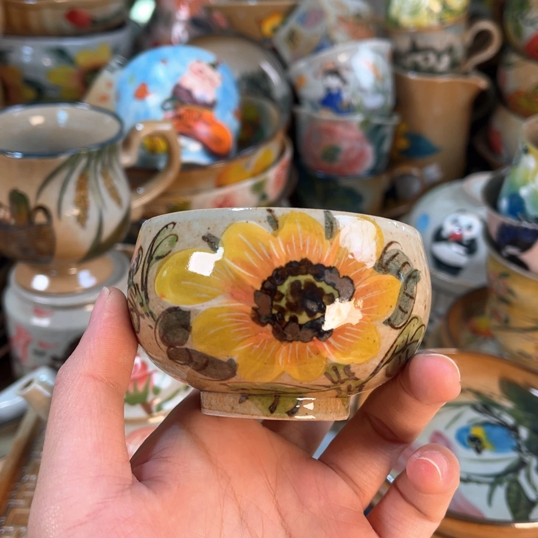 景德镇手工手绘杯