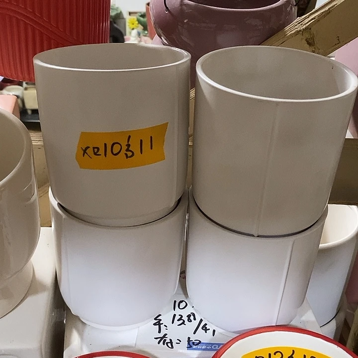 摆件陶盆有孔 微瑕介意勿拍