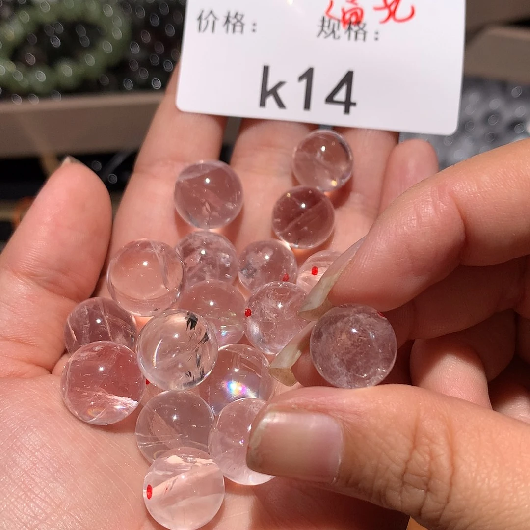 未镶嵌颈饰水晶多样化大小不一发1个14