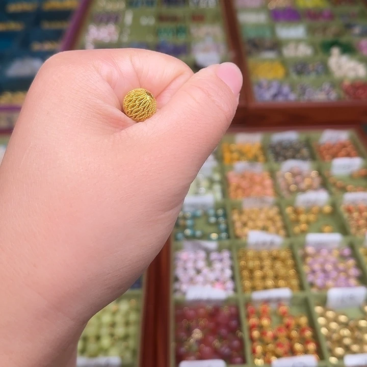 珐琅非遗传承手工圆珠扣