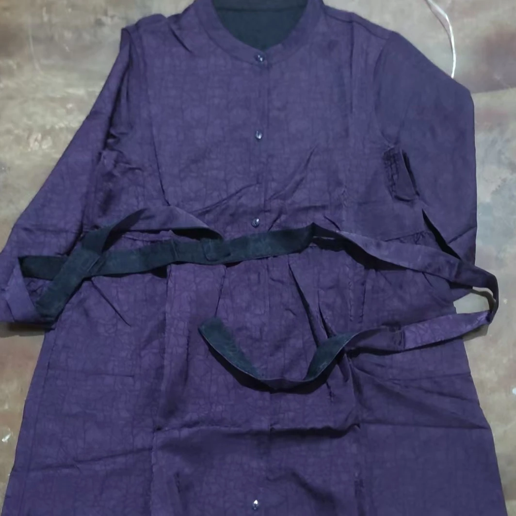 1196-32 新款紫色女士风衣