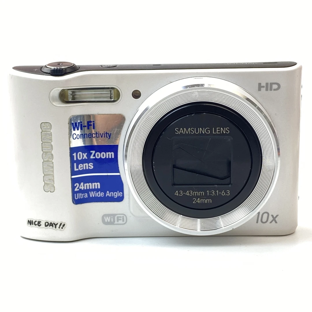 95新 Samsung/三星 wb30白色1610w像素10x光变ccd数码相机