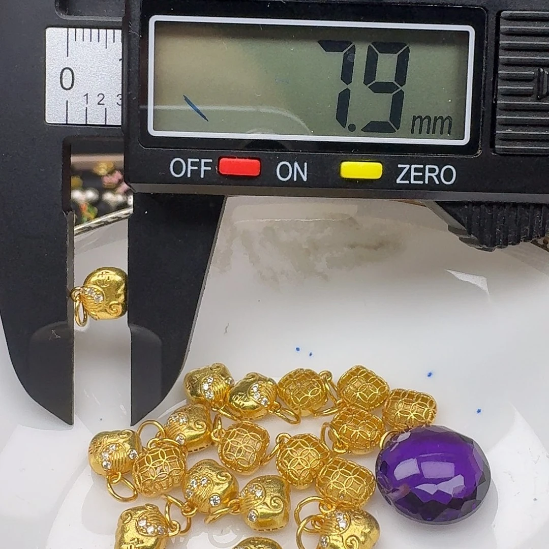 紫晶颈饰银S925镶嵌紫水晶925镶嵌84