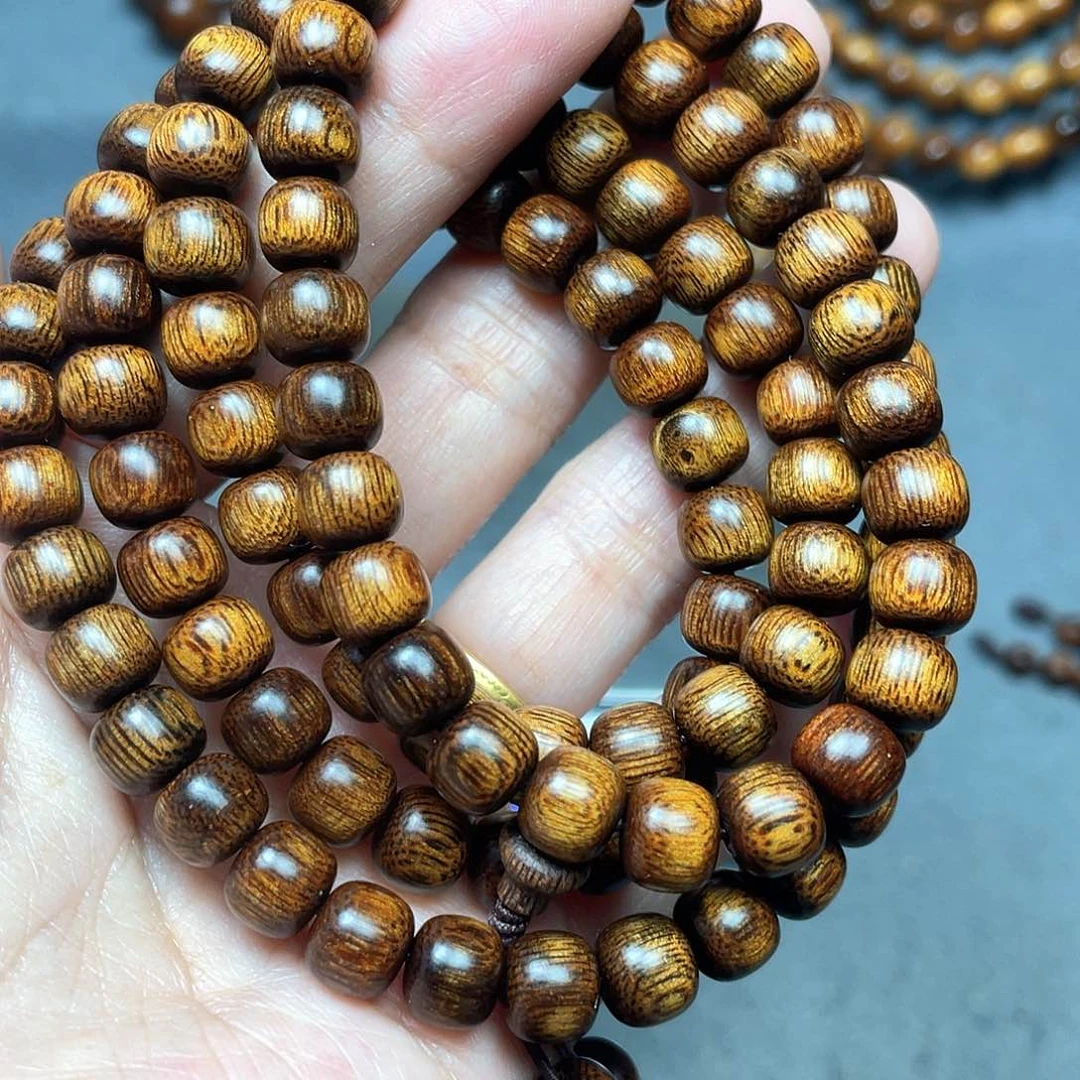 沉香手串富森红土0.8