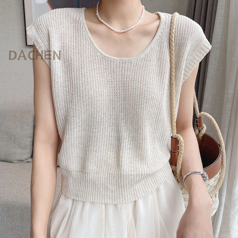 DA【清-夏款】可可豆小坎肩-9063