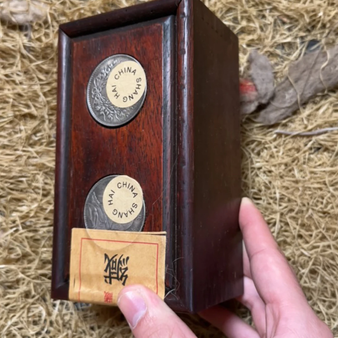 【闪购商品】木摆件高端精美两头盒一件链接