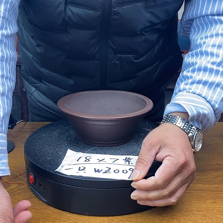 紫砂花盆货号一只WZ009