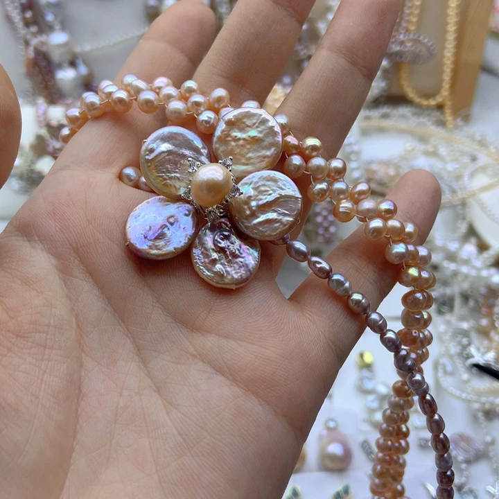 淡水珍珠未镶嵌颈饰2****N