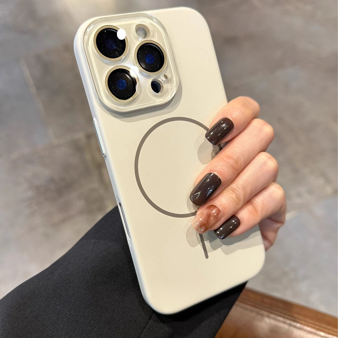 新款磁吸液态硅胶适用iPhone16promax手机壳苹果15/14/13带镜头膜