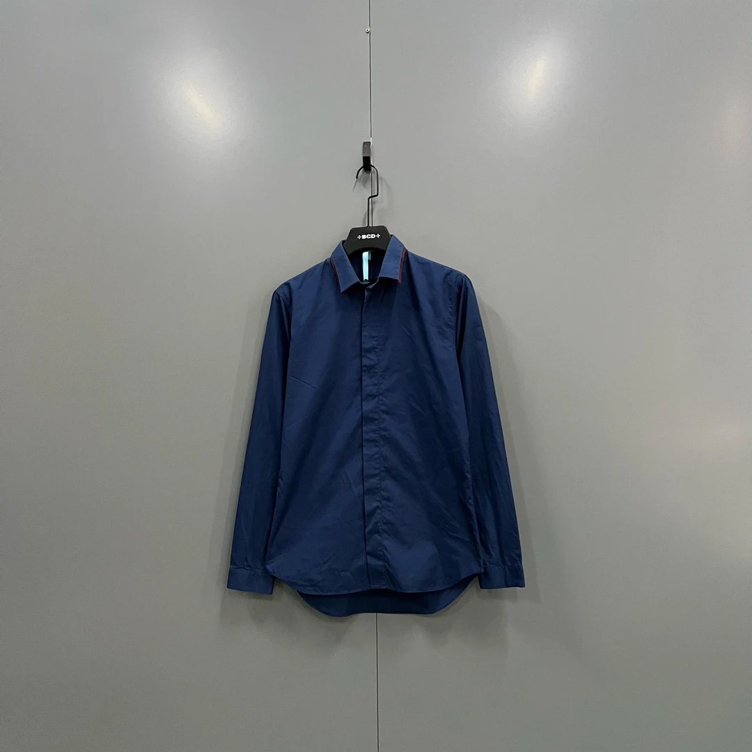 95新 DIOR/迪奥 (ll) 深蓝色衬衫 38码/205894