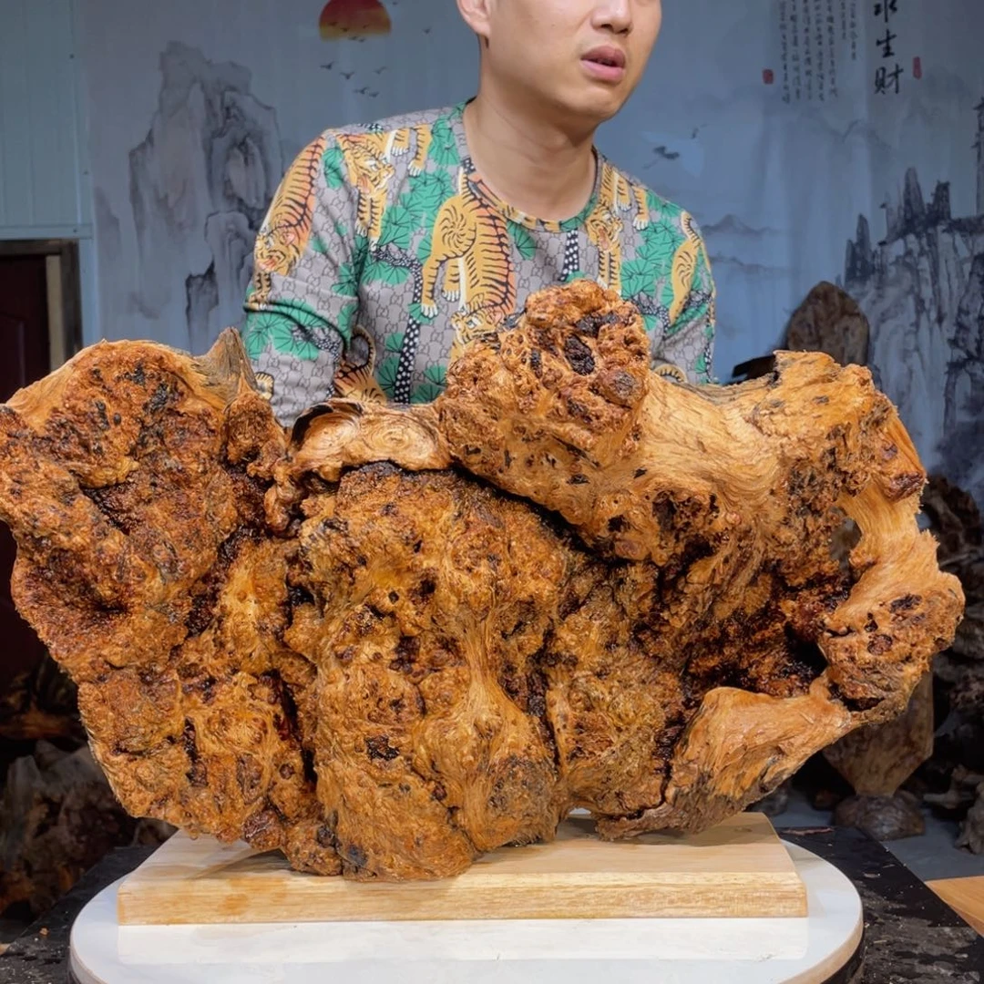 深***）木天然摆件 琥珀木21