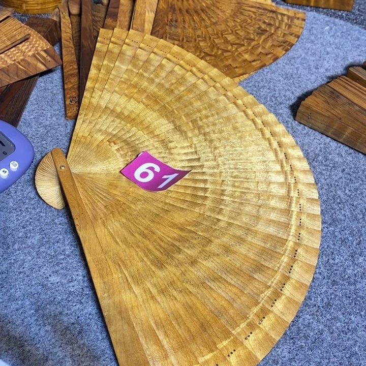 金丝楠如*金丝楠木扇子