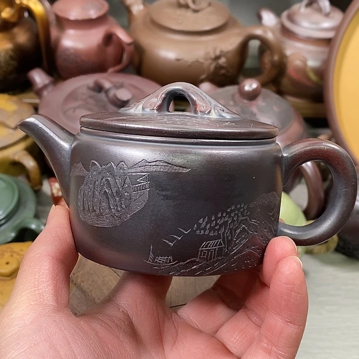 茶壶紫砂微瑕微瑕
