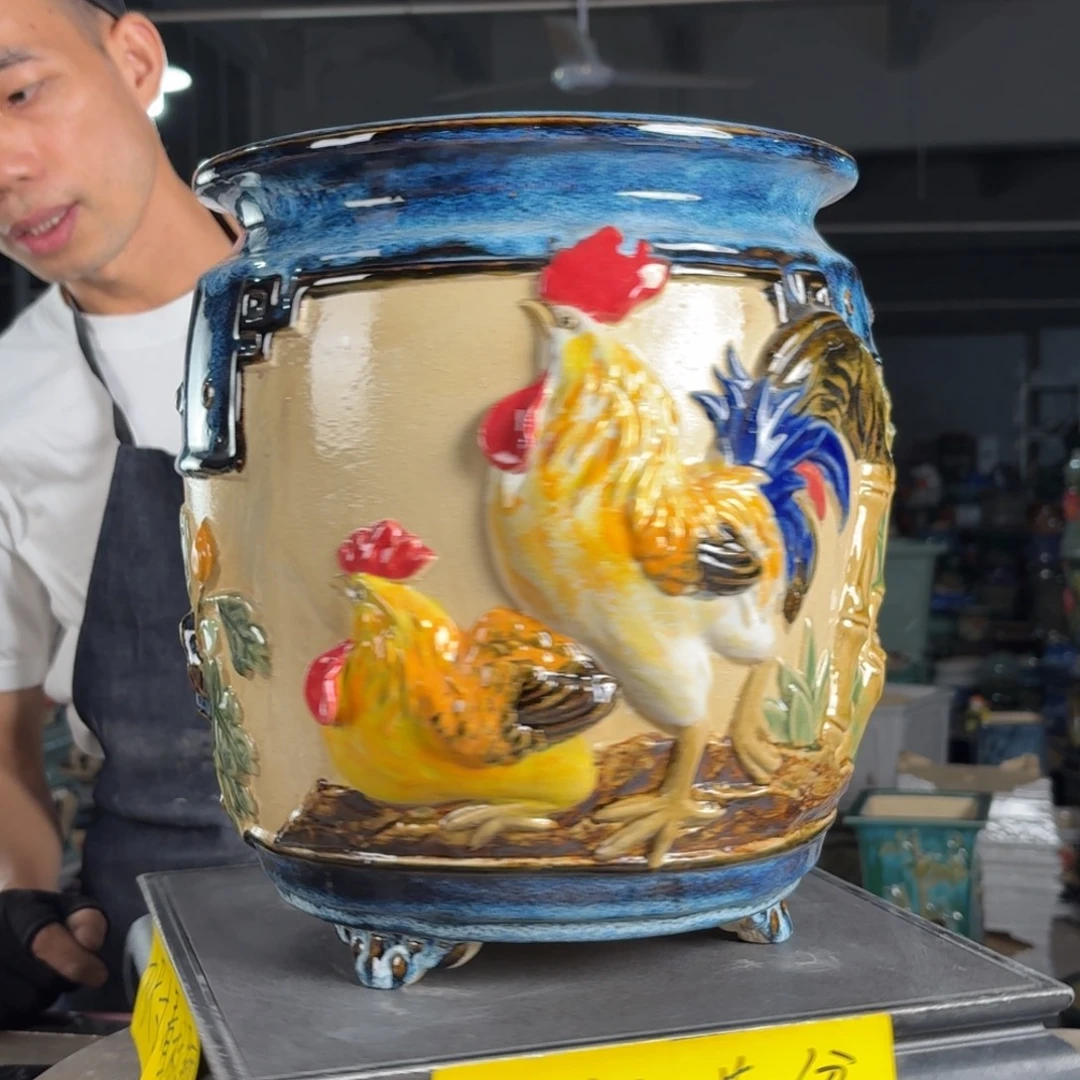 一风堂石湾花盆 内20^27