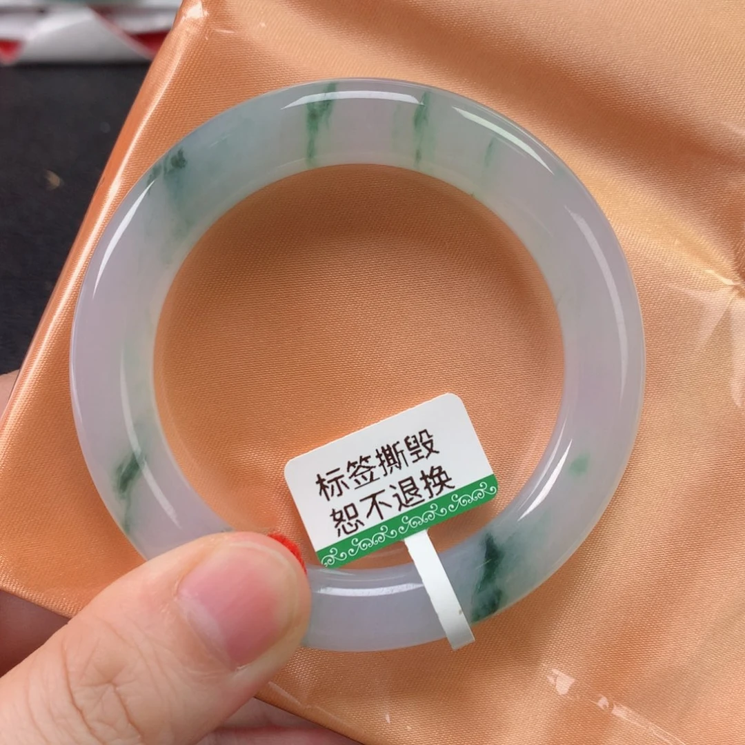 未镶嵌手镯翡翠缅甸天然翡翠手镯51