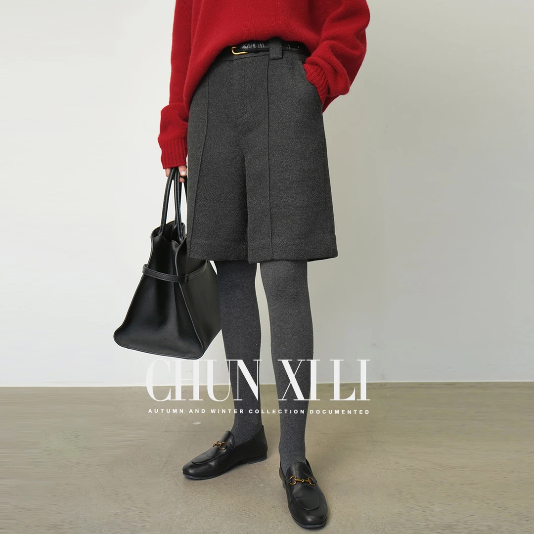 CHUNXILI/春熙里 秋冬气质时尚短裤D00K44098