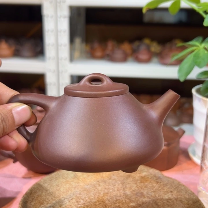 紫砂茶壶紫泥子冶200cc