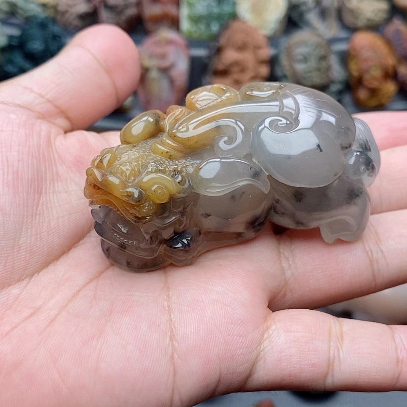 【闪购商品】未镶嵌定制石英质玉手把
