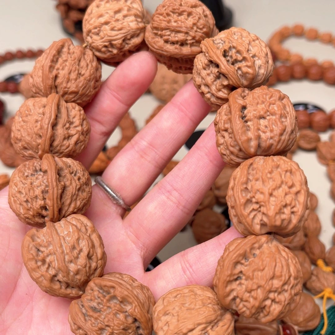 吊坠文玩核桃海*白狮子