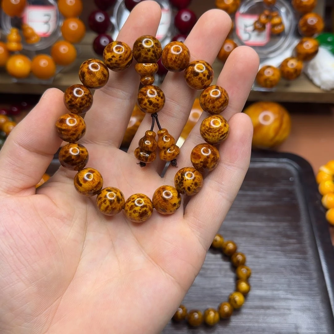 北沉香琥珀木1.3豹纹留疤