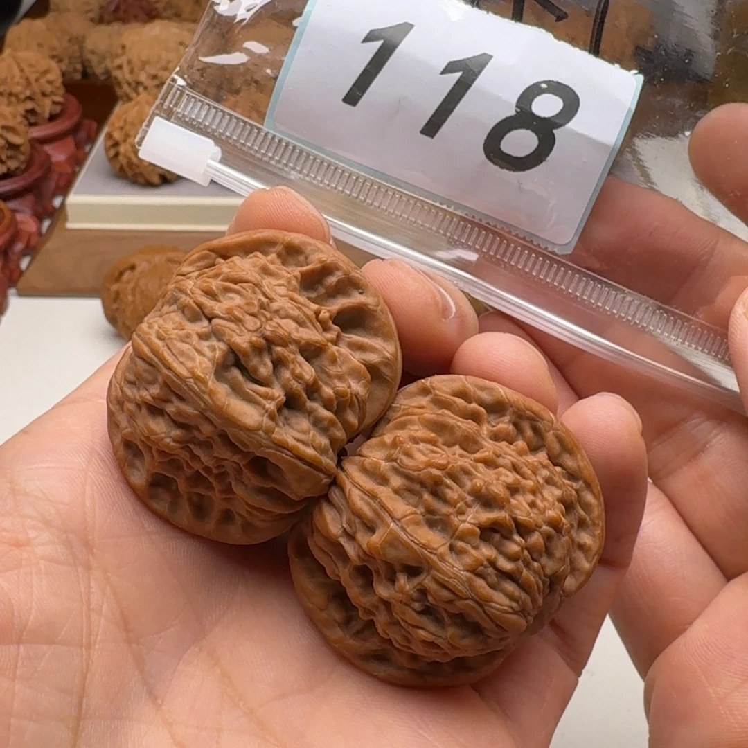 吊坠文玩核桃磨盘41