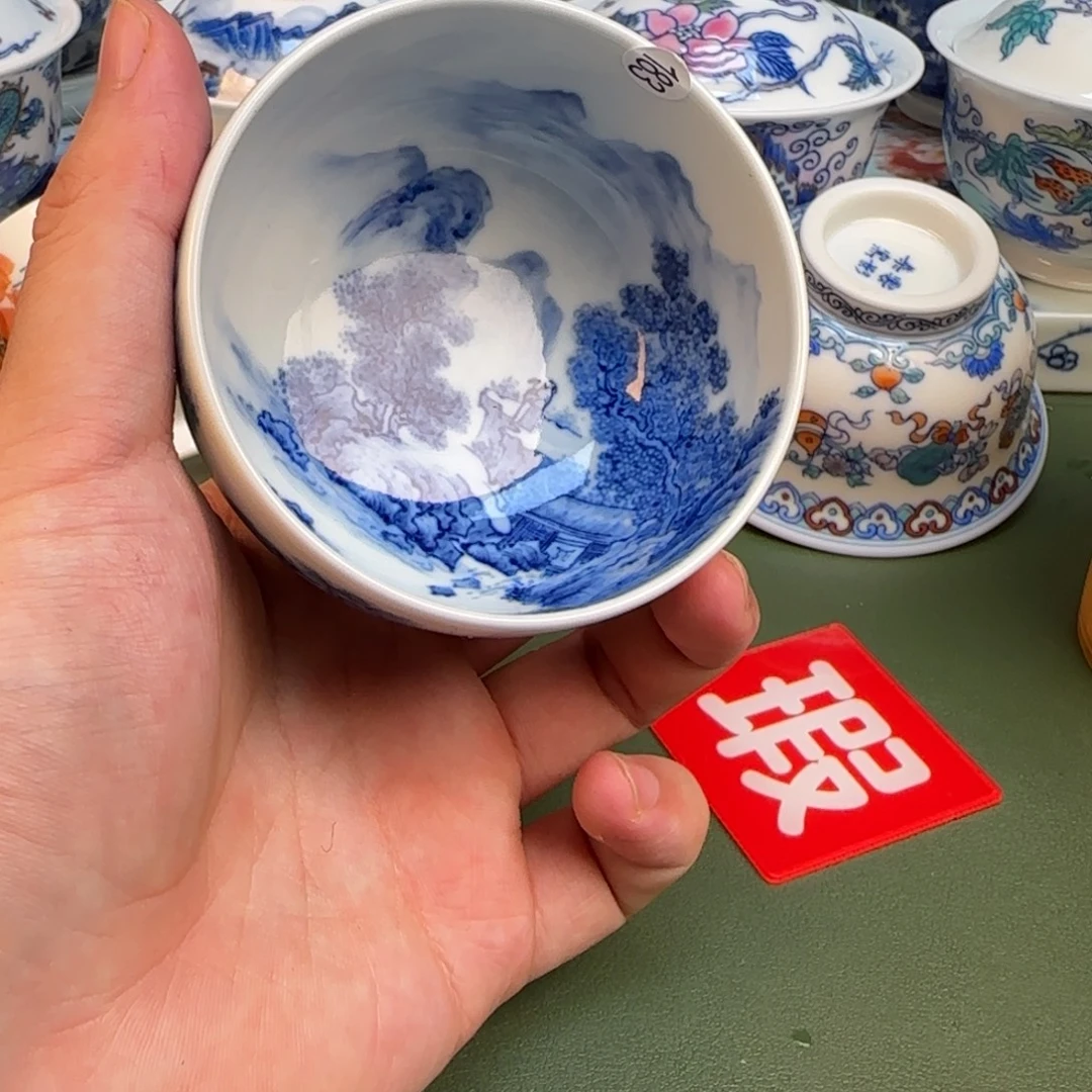 彦祖纯手工手绘茶具183