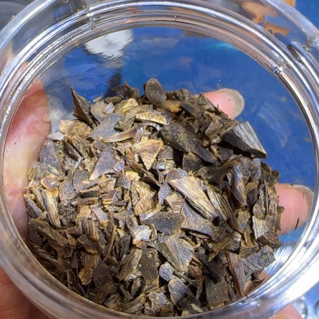 沉香手把件张勺子碎料20克