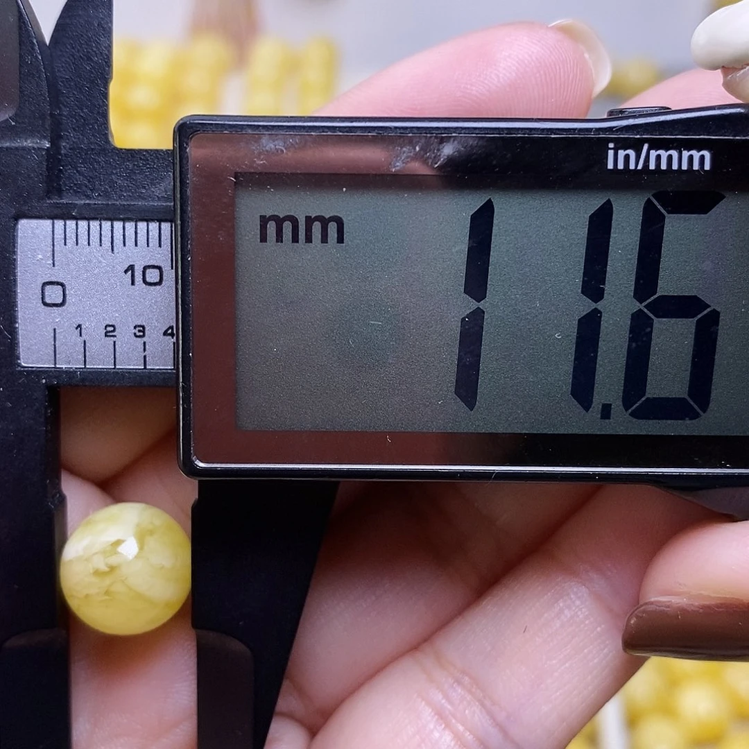 裸石琥珀未镶嵌蜜蜡圆珠微瑕福利