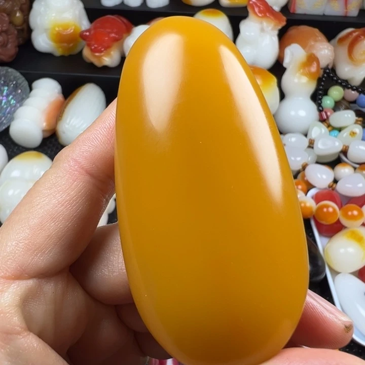 新疆戈壁五彩石金丝