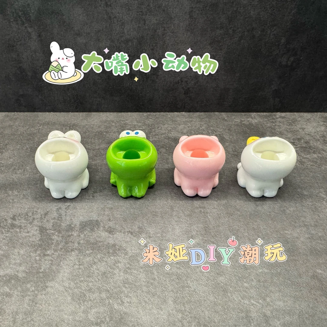 【对对碰】大嘴小动物树脂DIY立体摆件