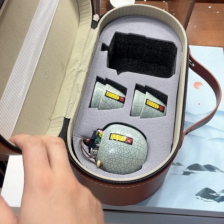 孤品茶具套装等。