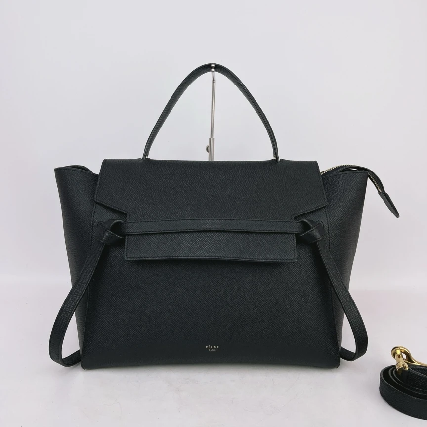 95新 Celine/思琳 赛琳黑色斜挎包31 L026