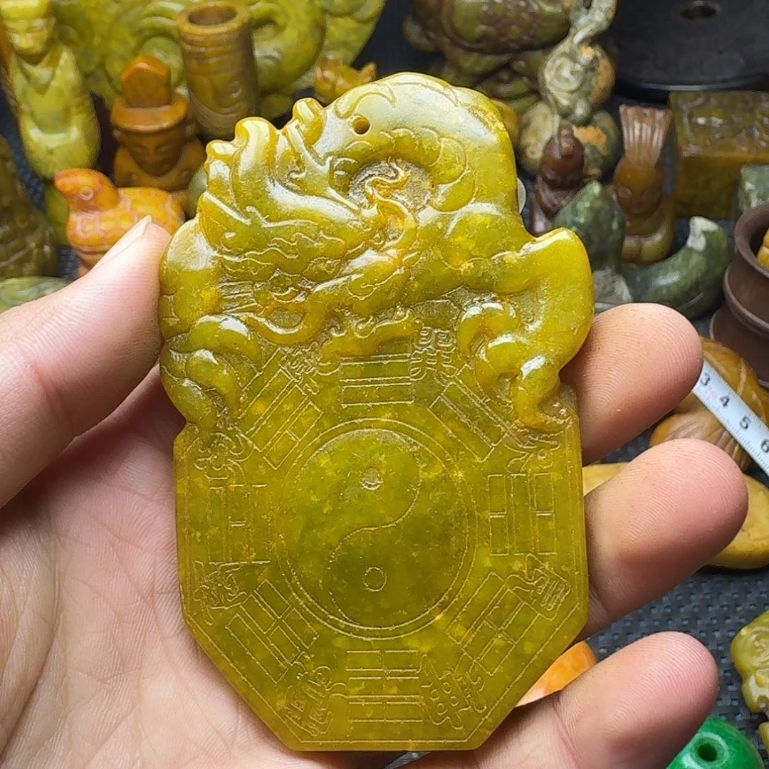 白玉菩提吊坠。。。