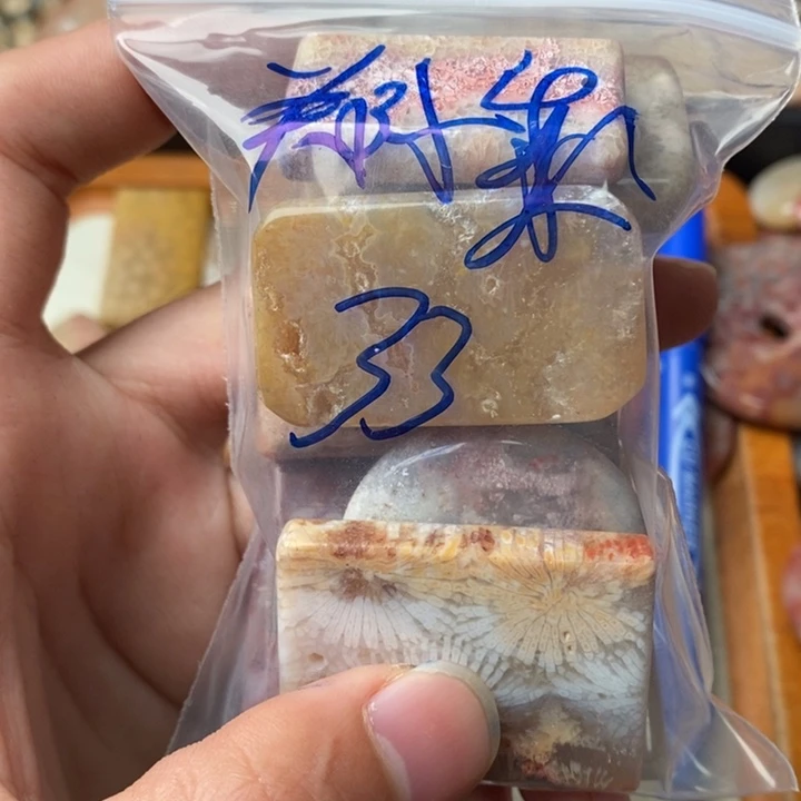 硅化玉颈饰足金镶嵌郑**?