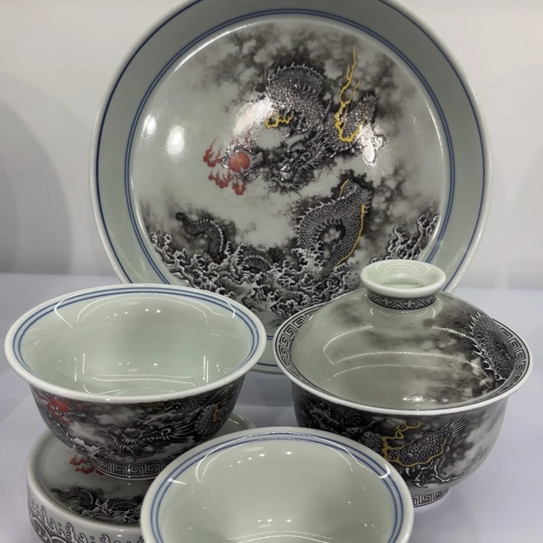 k***、景德镇陶瓷五件套