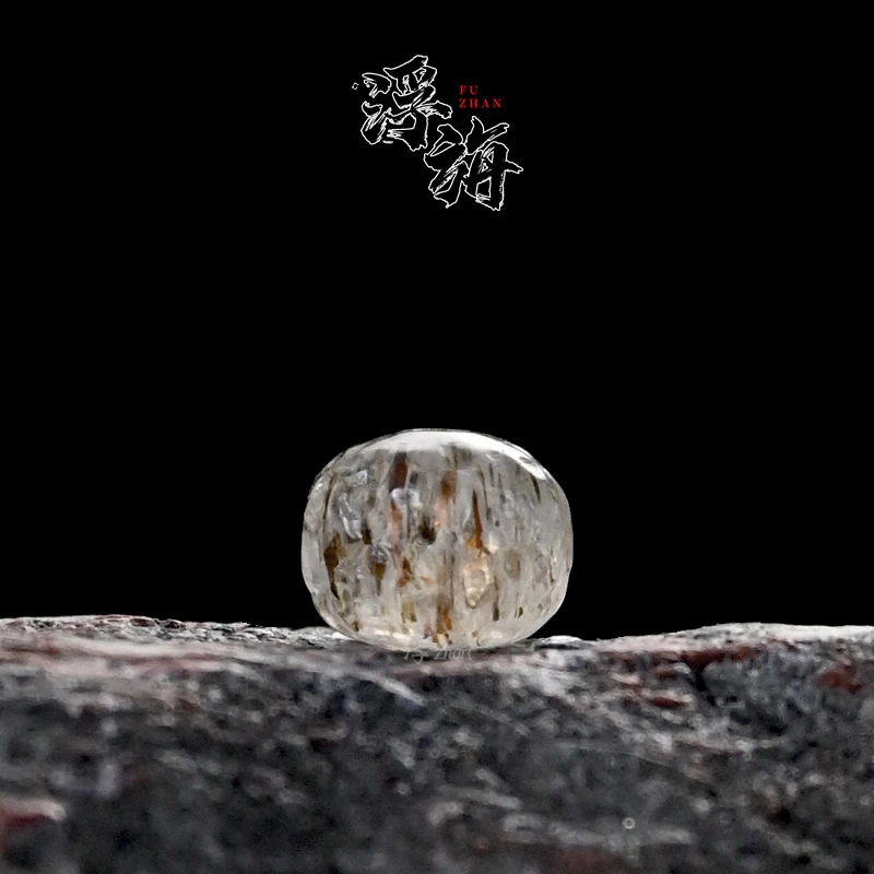 8/10MM超七水晶小金刚单珠文玩百香籽108手串配饰配珠腰珠顶珠子