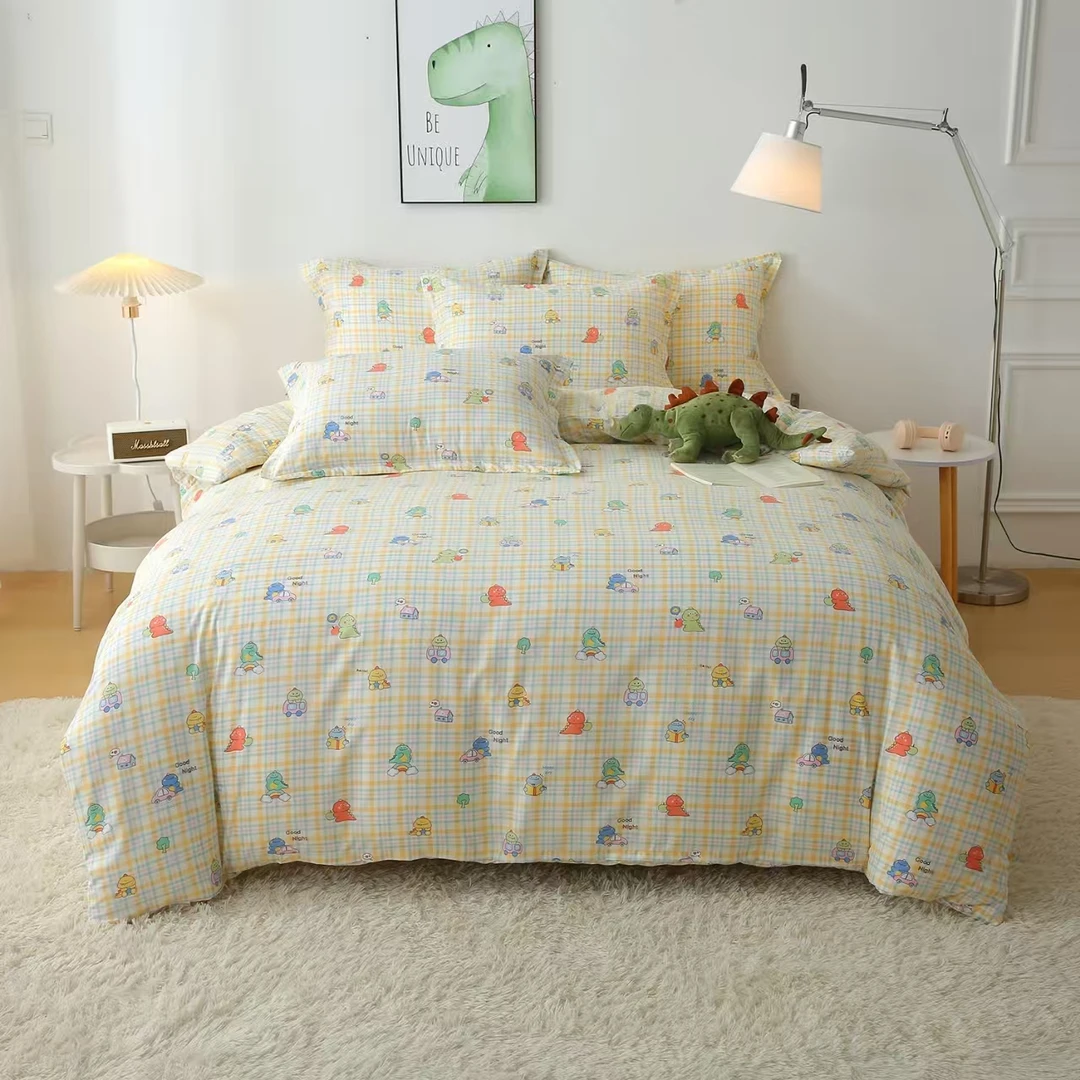 四件套秋冬新款加密加厚斜纹【格间萌龙】