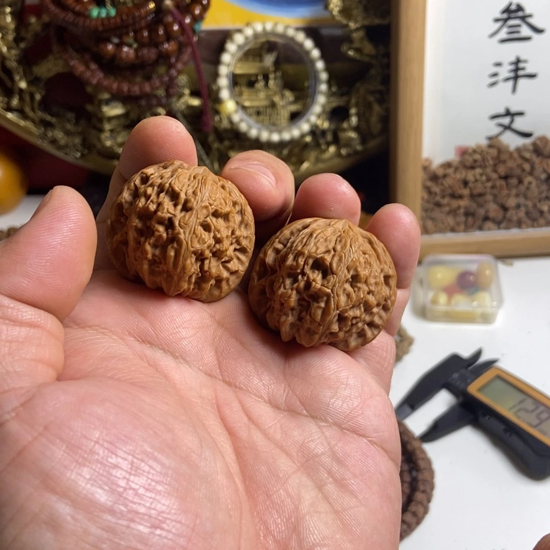 文玩核桃把件噢****)磨盘38