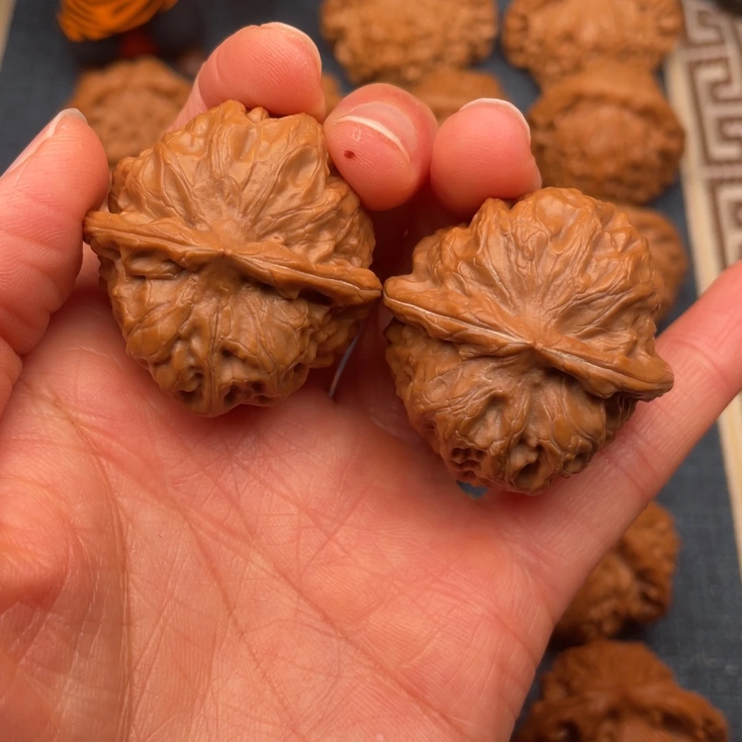 文玩核桃把件38全品毕业门头沟元宝