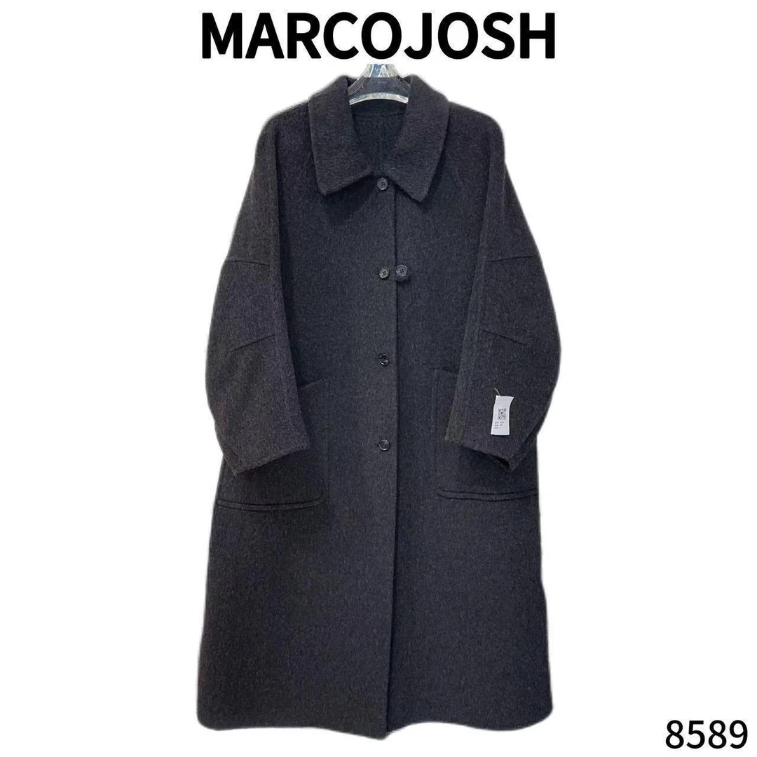 高级复古减龄Y绒大衣外套8589