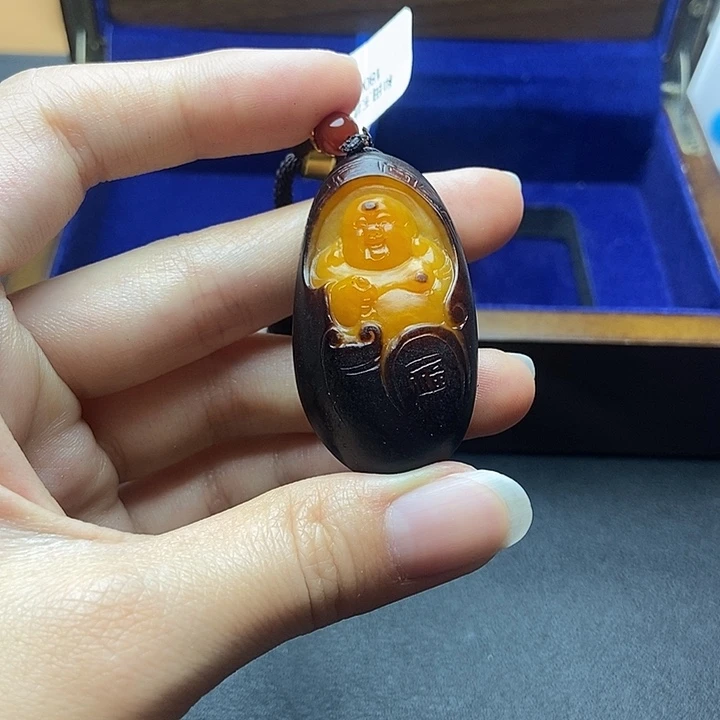 和田玉未镶嵌挂件英****！N