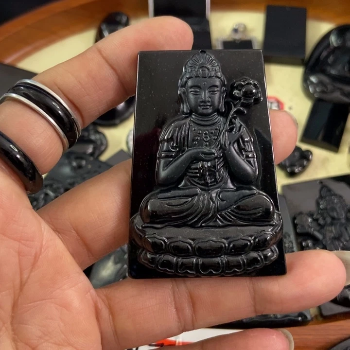 翡翠颈饰未镶嵌胡*海墨翠