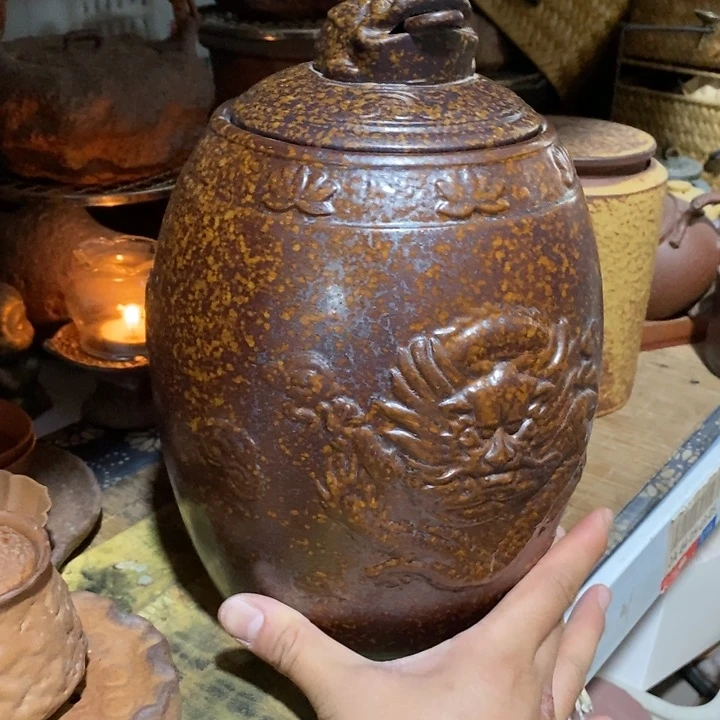 瓷片荷花的小秘密是否还有那么一点我还