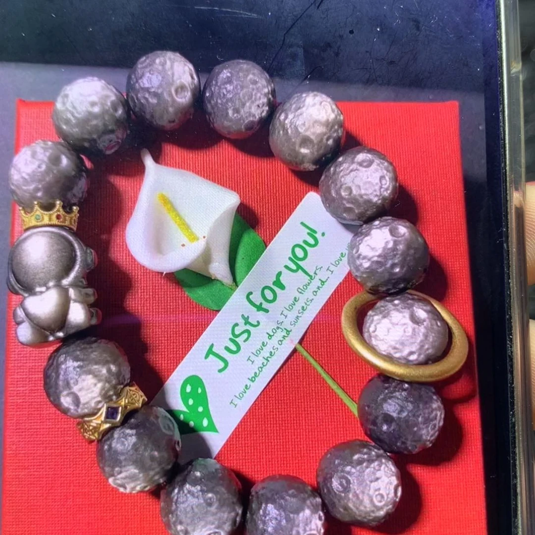 黑曜岩手链未镶嵌刘****?