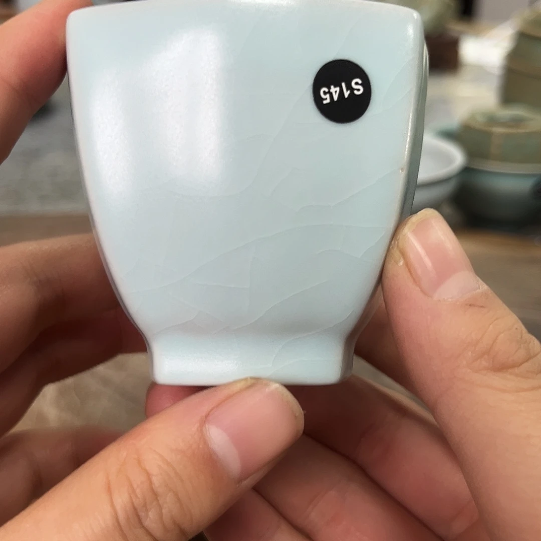 杯仿古，s145微瑕月白
