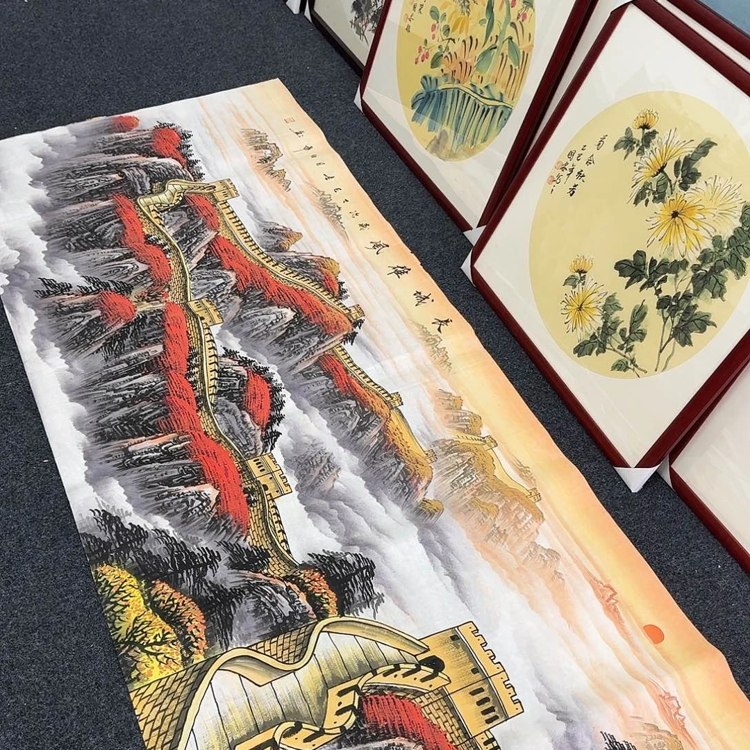 纯手绘国画作品作品