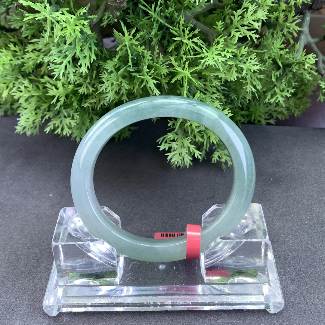 【刘思懿】天然缅甸A货翡翠手镯-E12